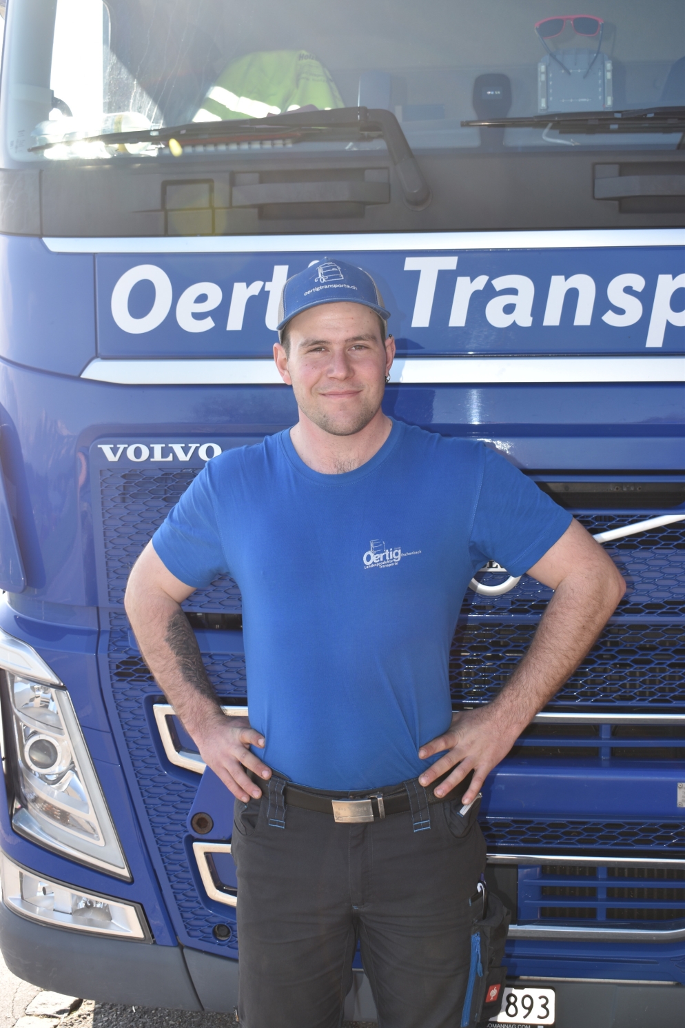 Tim Landolt, LKW-Chauffeur